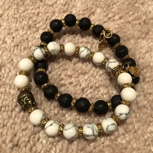 Buddha Bead Stacking Bracelets